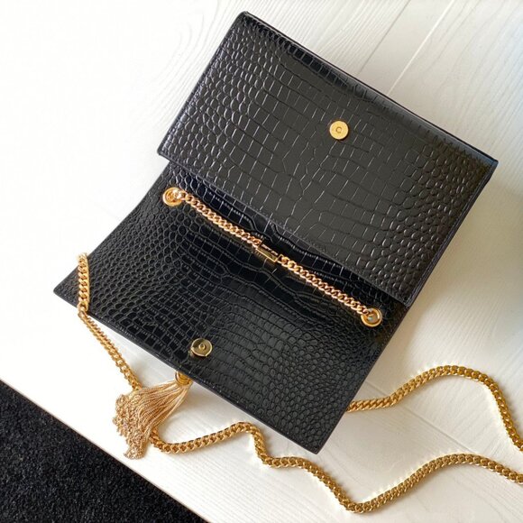✨✨Yves Saint Laurent Black shoulder bag - Picture 7 of 8